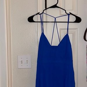 Blue short dress